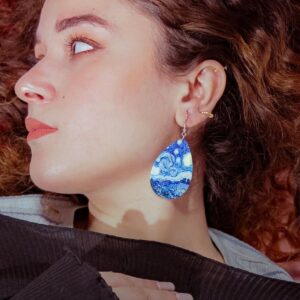 Starry Night Teardrop Earrings